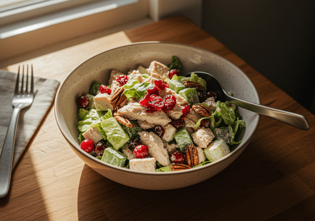 Recipe for Cranberry Pecan Chicken Salad