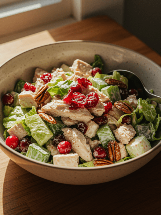 Recipe for Cranberry Pecan Chicken Salad