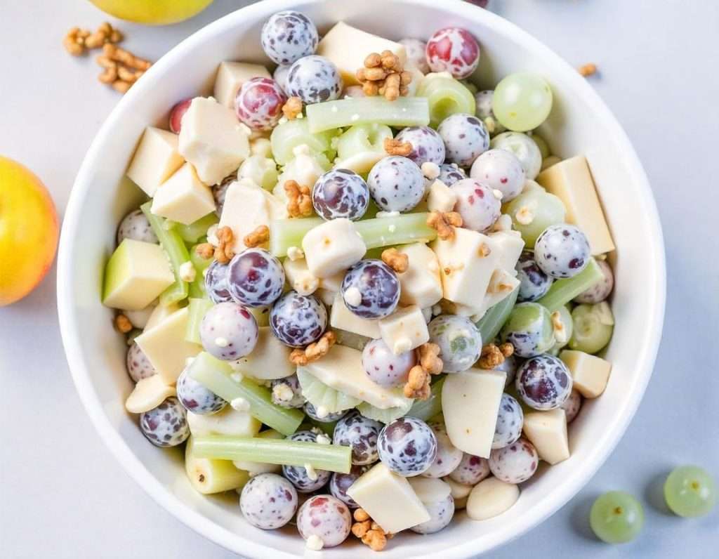 Salad With Celery, Apples and Walnuts