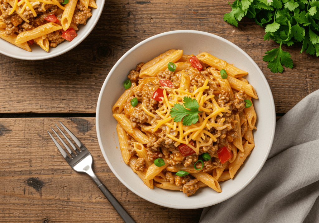 Creamy Taco Pasta