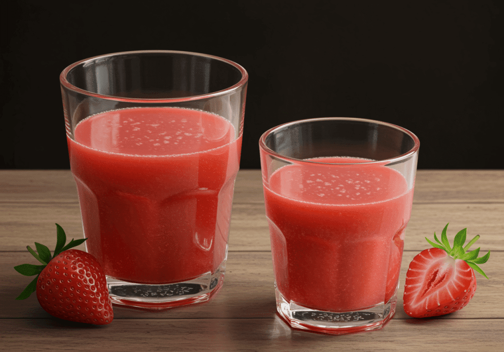 how to make strawberry juice