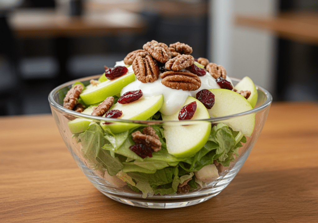 Salad With Celery Apples and Walnuts