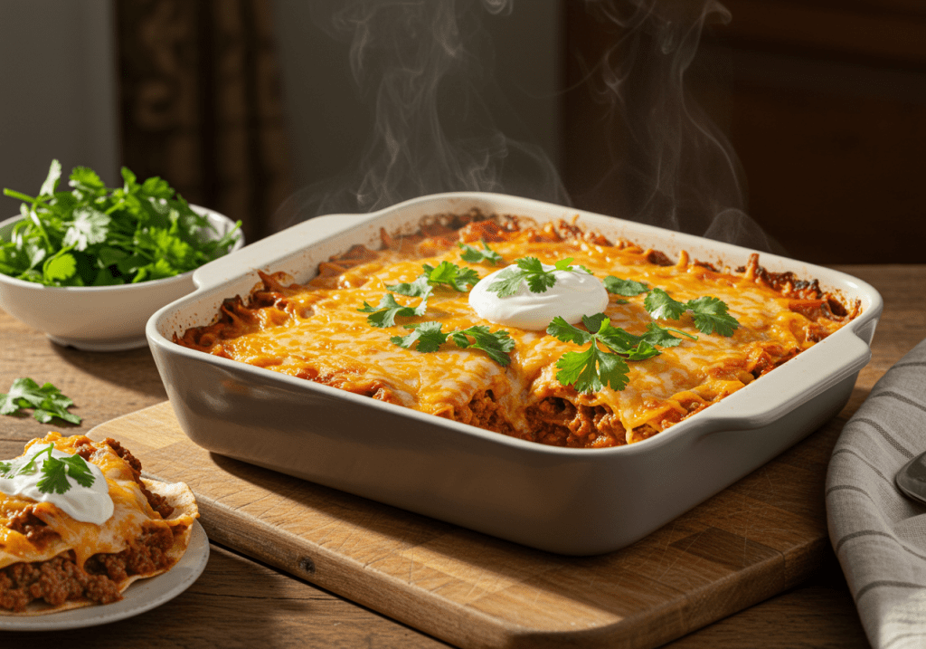 Mexican White Trash Casserole recipe
