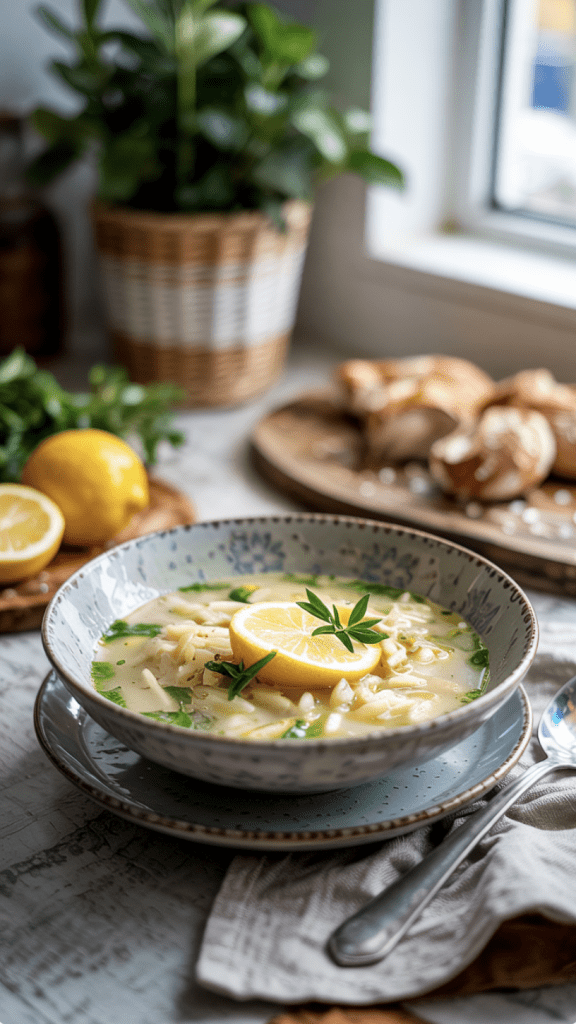 greek lemon soup