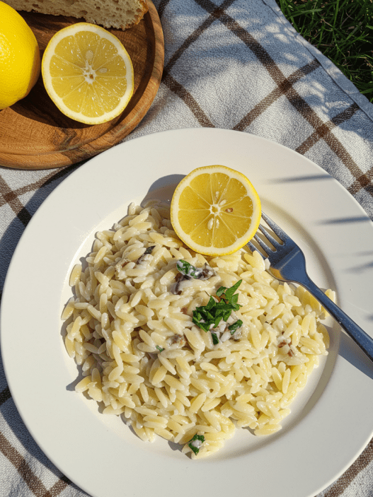 Lemon Orzo Pasta