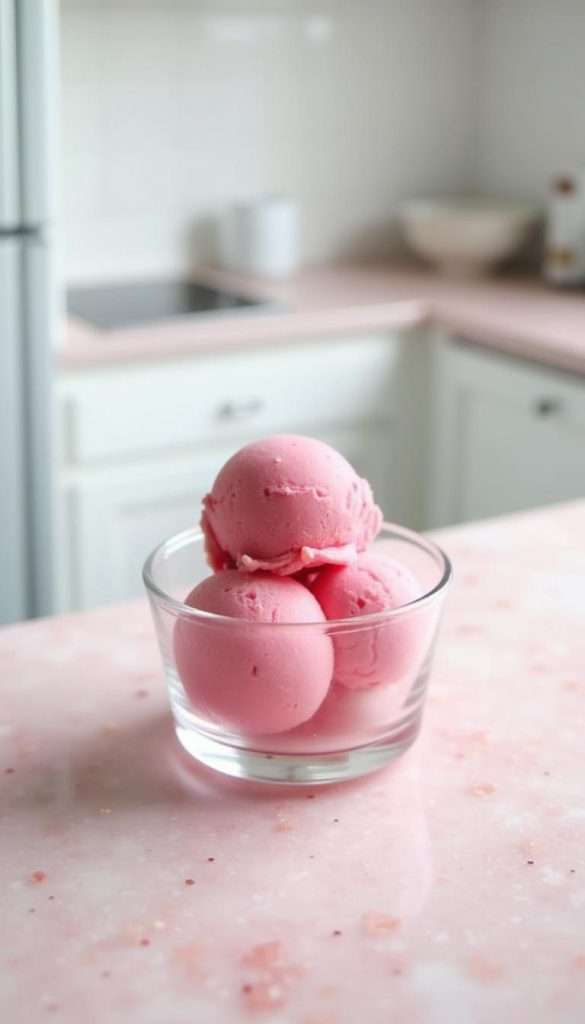 Rhubarb Sorbet With Rose Syrup recipe