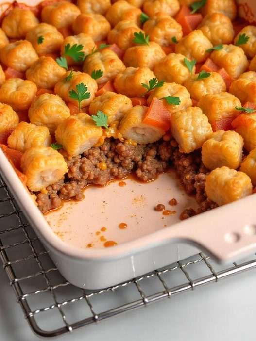hamburger tater tot casserole recipe