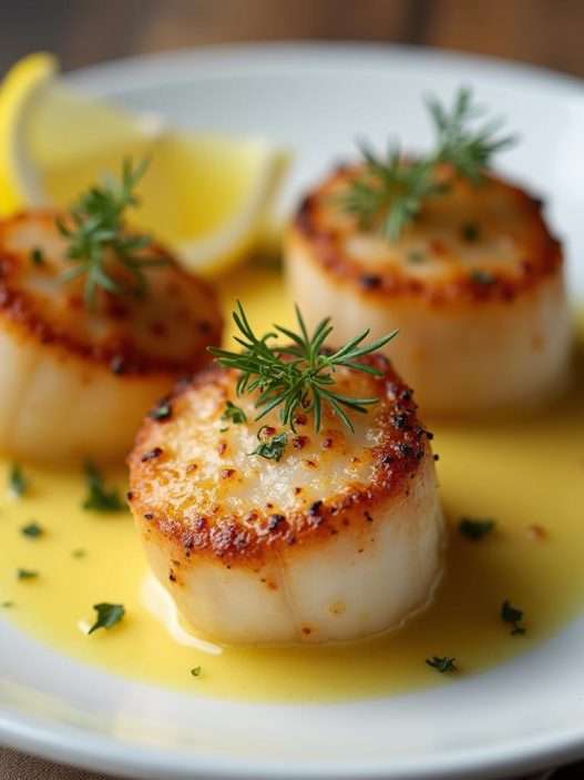 Lemon Butter Scallops
