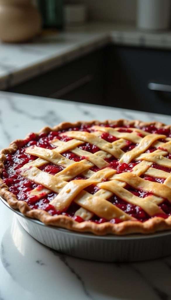 Rhubarb Cherry Pie