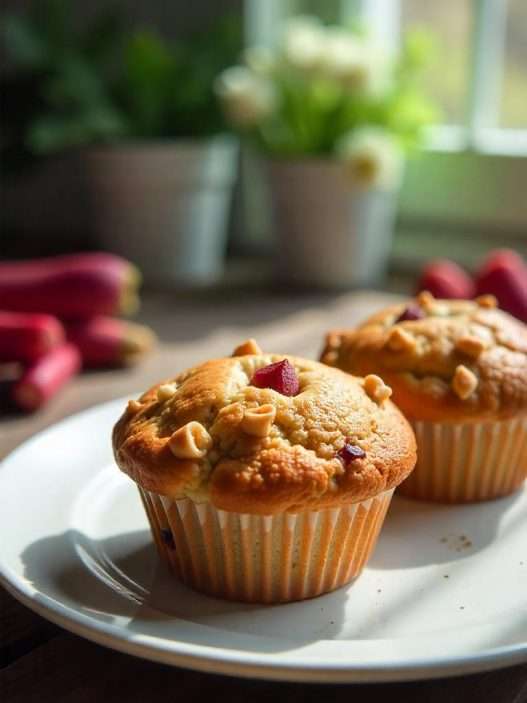 Rhubarb Muffins With Greek Yogurt Recipe