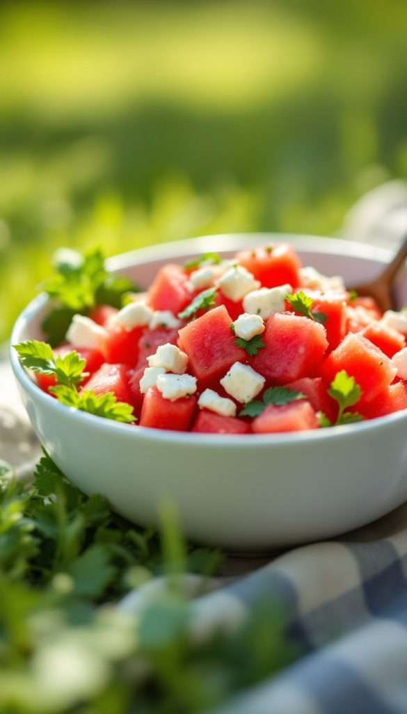 watermelon and feta cheese recipe