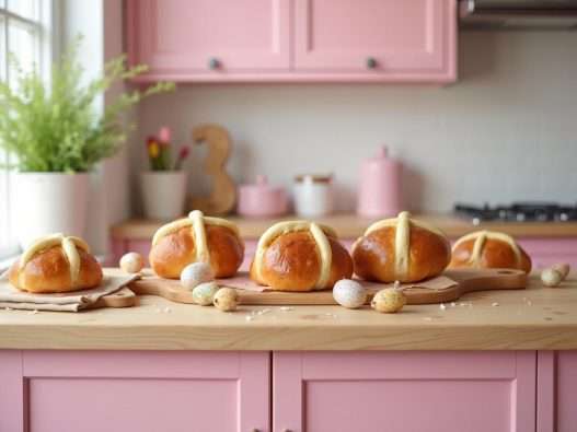 traditional easter hot cross buns