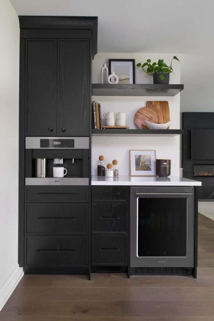 built in coffee station idea