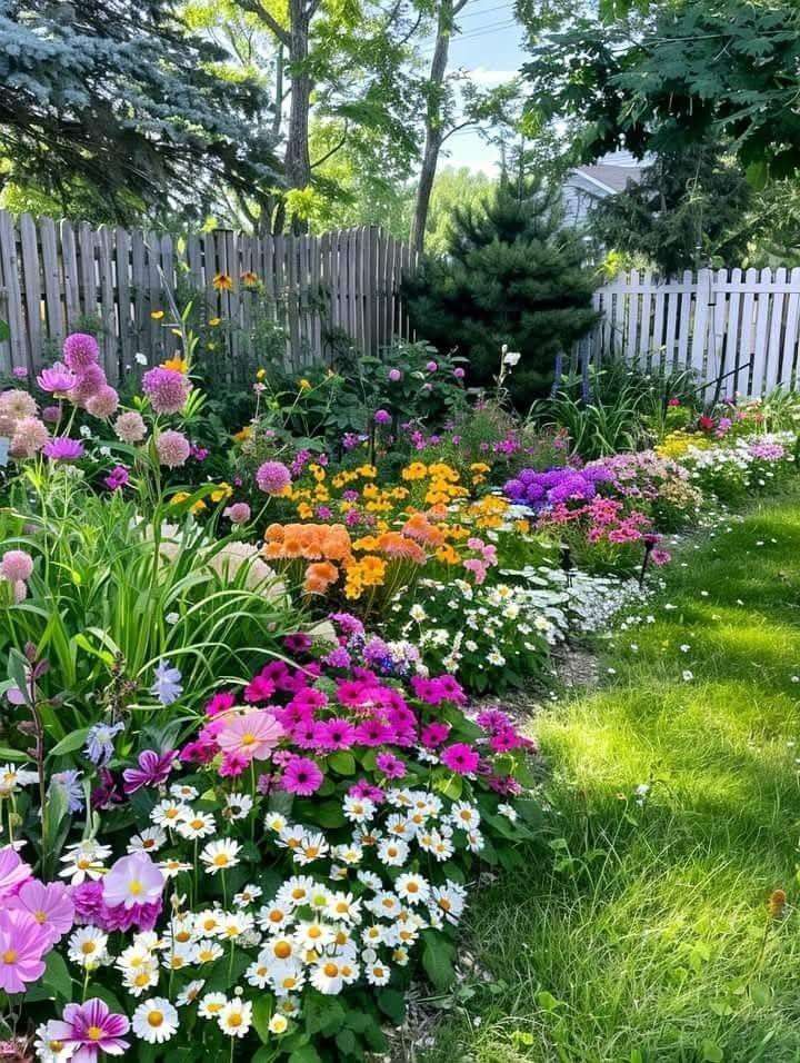 butterfly garden Flower Bed Ideas for the Front of Your House