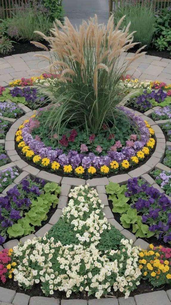 circular flower bed ideas