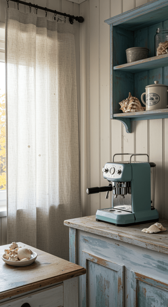Coastal style coffee station