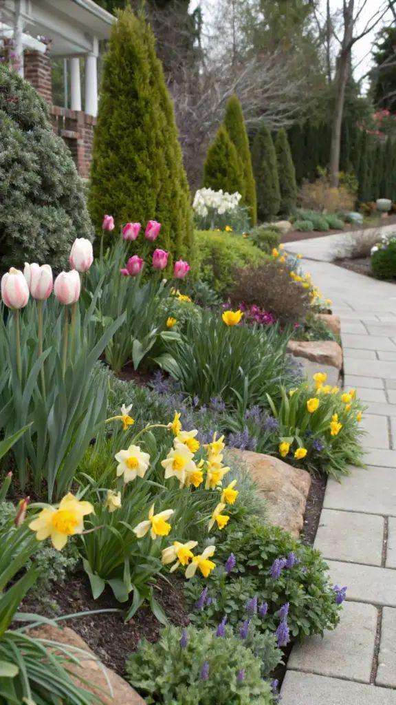seasonal Flower Bed Ideas for the Front of Your House