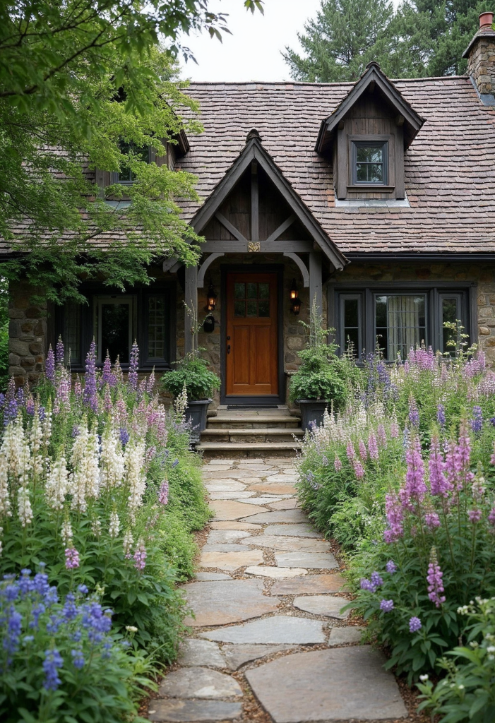 Flower Bed Ideas for the Front of Your House for fairy tale flower beds
