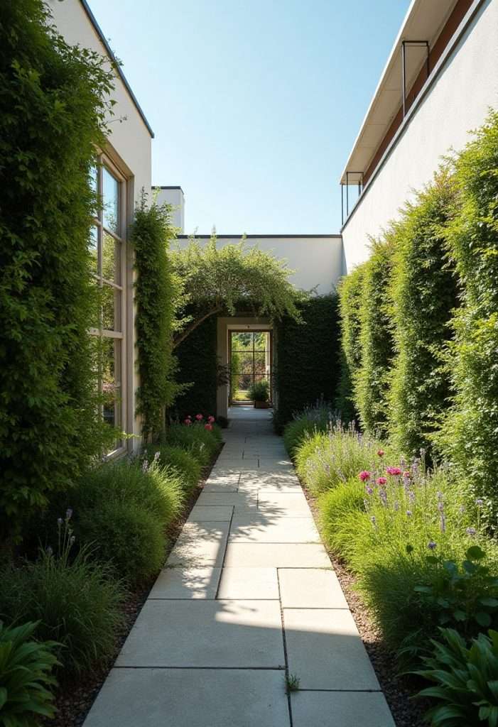 vertical garden in modern home