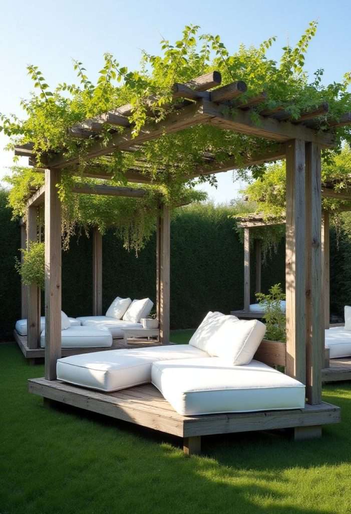 Modern Backyard Landscaping Ideas outdoor lounge area