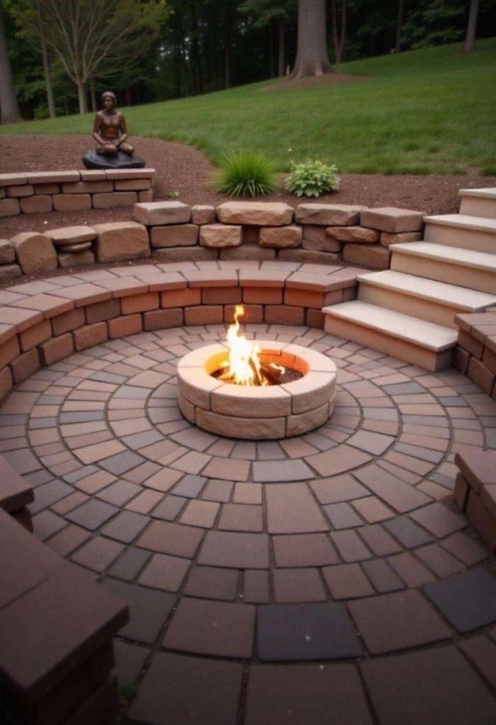 sunken firepit ideas