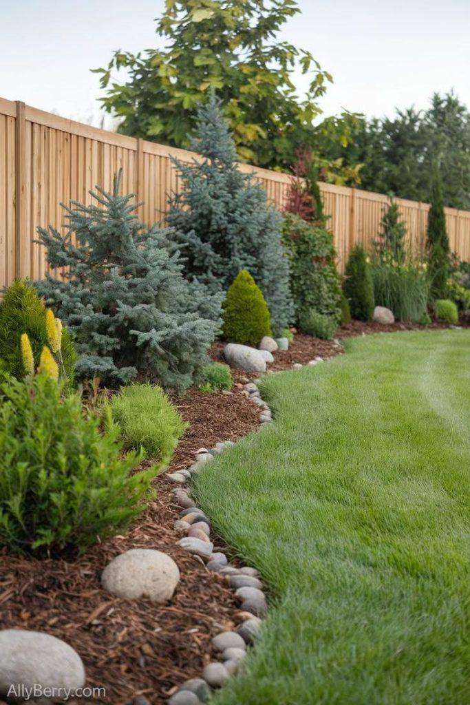 Evergreen Flower Bed Ideas
