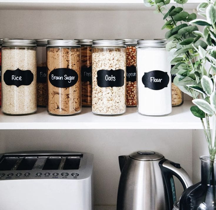 Chalkboard pantry