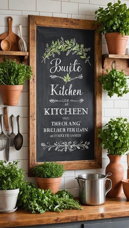 farm fresh sign Farmhouse Kitchen DIY