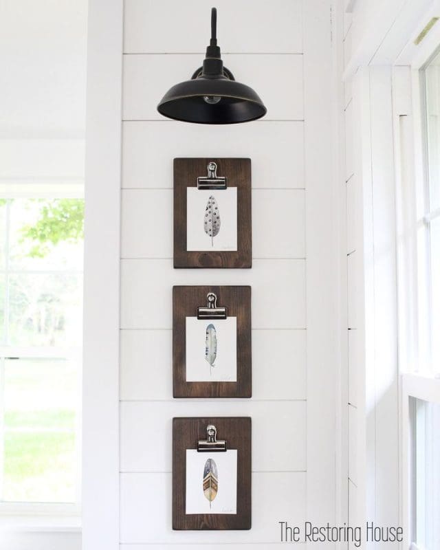 Dollar Tree Farmhouse DIY Ideas clipboard art