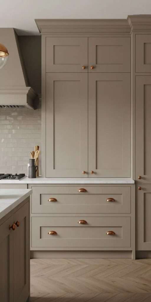 Greige Cabinets