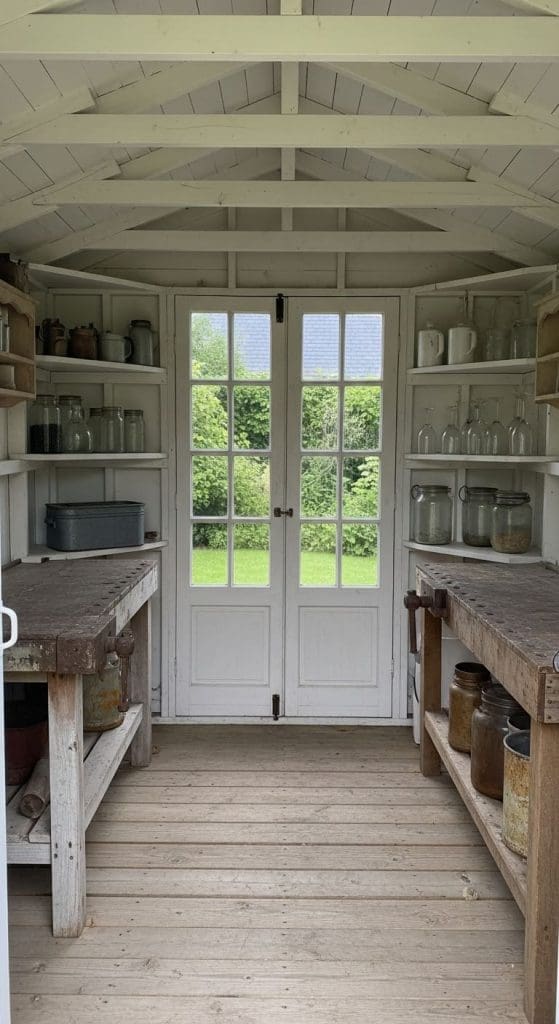 Garden Shed Ideas for potting studio