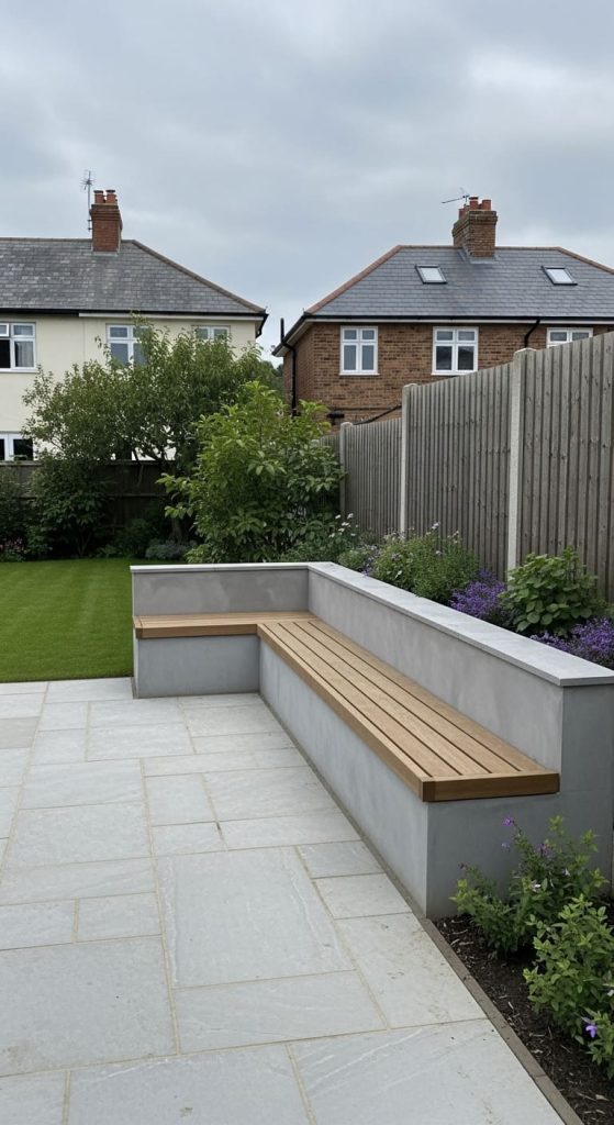 in built seating Backyard Patio Ideas