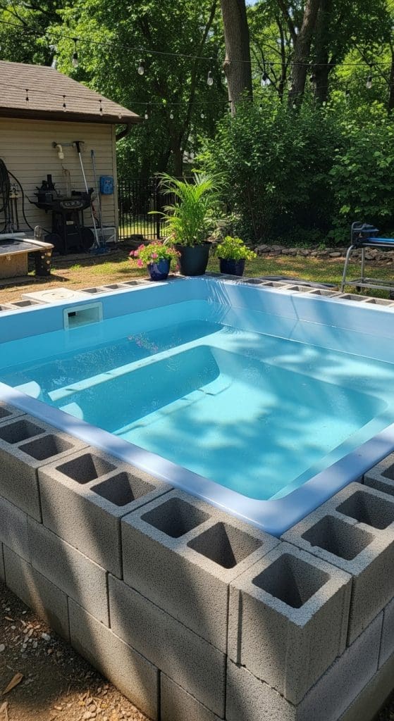 Concrete pool Homemade Swimming Pool Ideas
