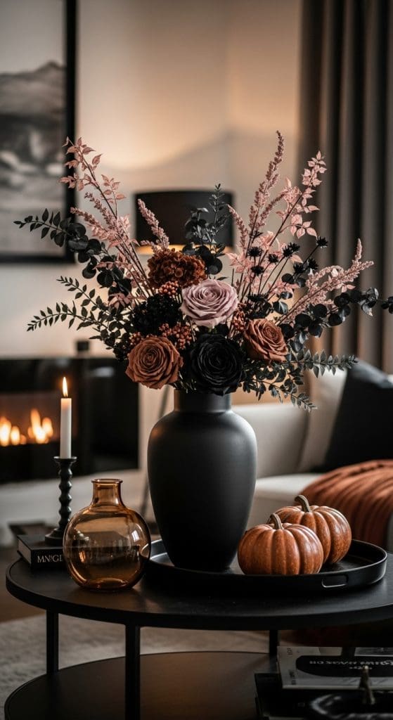dried floral arrangement
