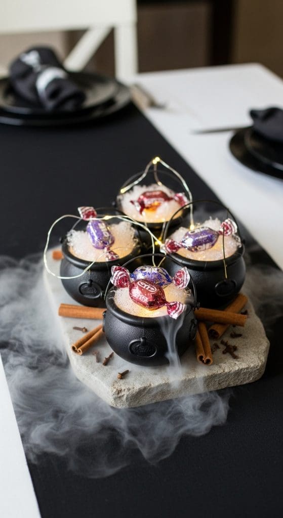 cauldron clusters Halloween Centerpiece Ideas