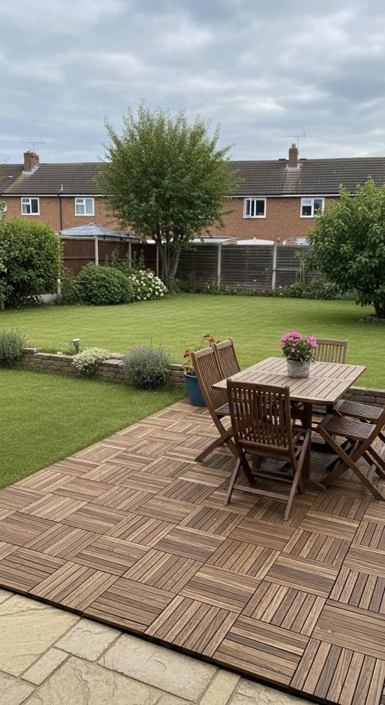 wooden decking Backyard Patio Ideas
