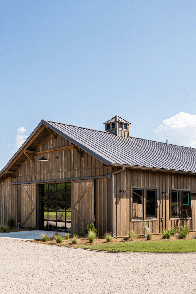 board and batten siding for a great Farmhouse Barndominium Idea