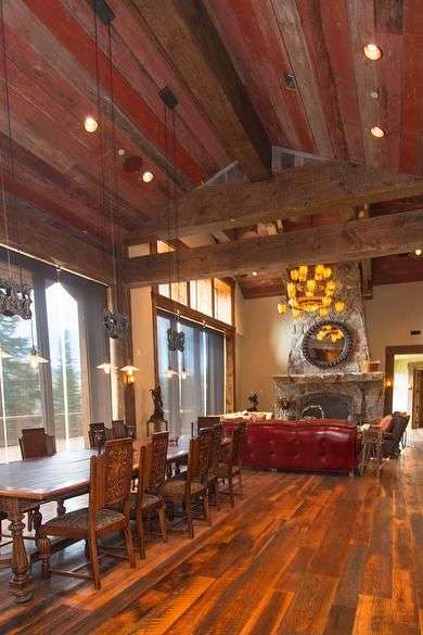 barnwood ceiling