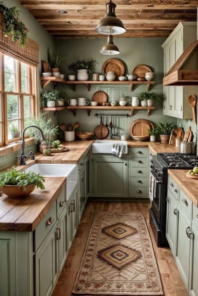 butcher block kitchen counter