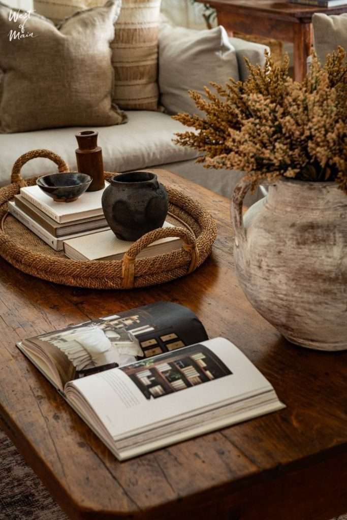 cluster Ottoman Tray Ideas