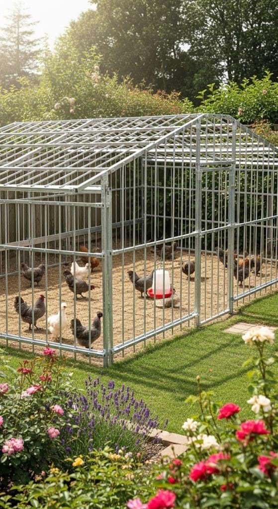 cattle grid chicken run 