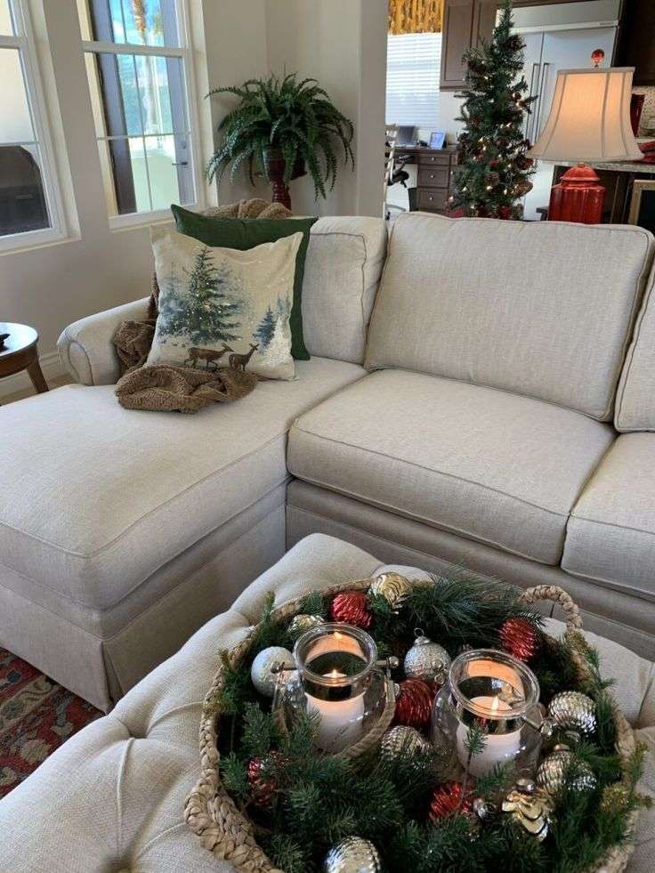 christmas ottoman idea