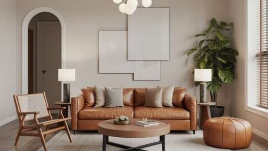 leather sofa decor ideas