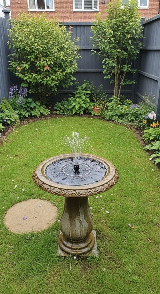 birdbath DIY Solar Water Fountain