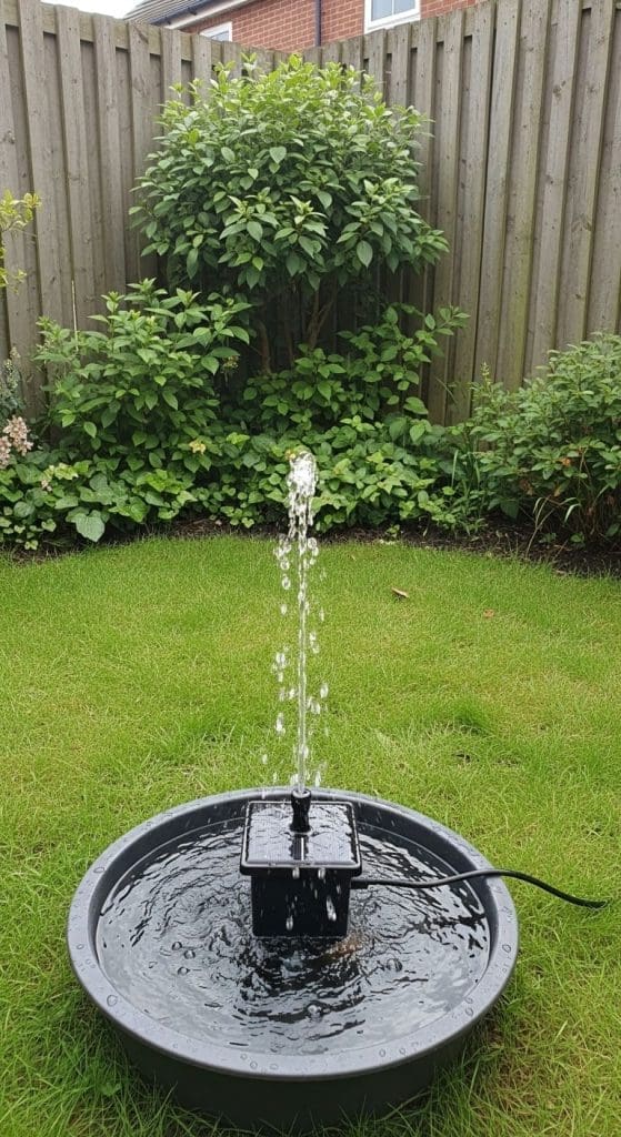 simple DIY Solar Water Fountain