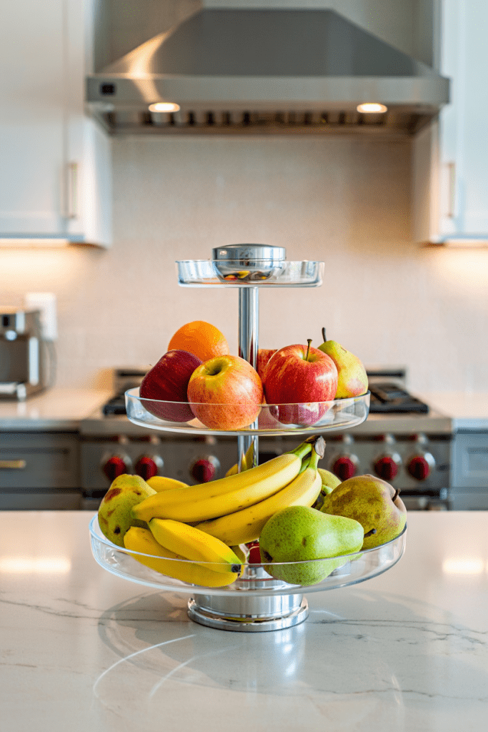 Tiered fruit bowl