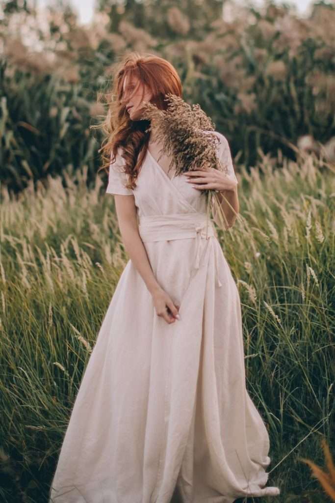 organic cotton earthy wedding ideas