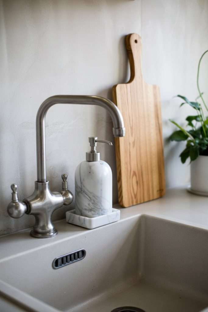 Marble soap dish