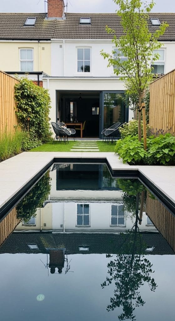 mirror effect Pond Ideas for Small Gardens
