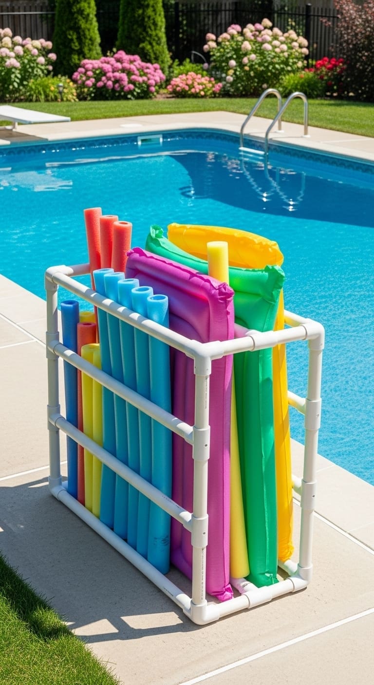 Pool Float Storage Ideas 20 Ideas You Can DIY